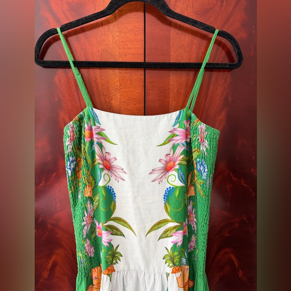 NWT Farm Rio Sweet Bloom Dreamscape Midi Dress M - Picture 9 of 17